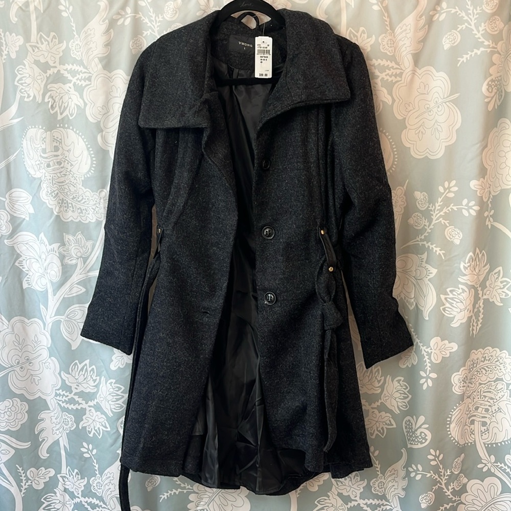 Grey Wool Blend Vmong Peacoat